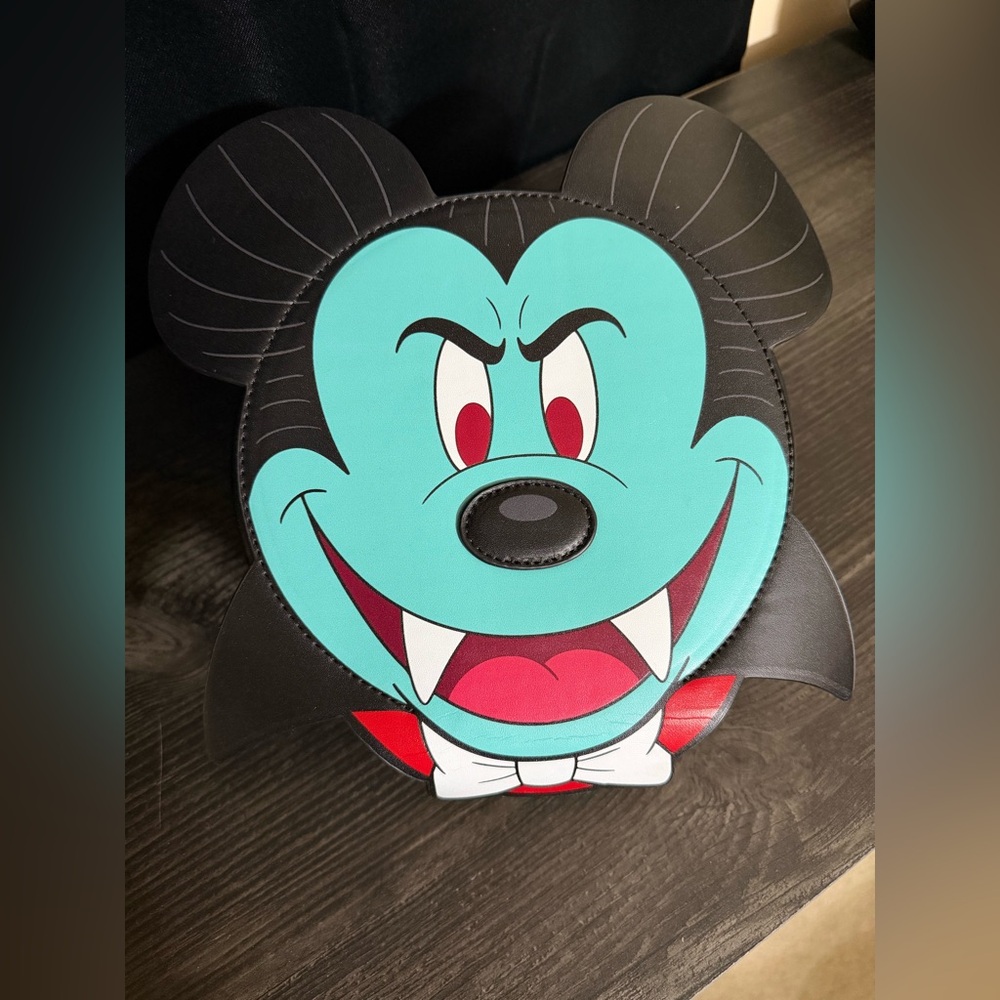 Vampire Mouse Party Cooler Bag in Teal and Black